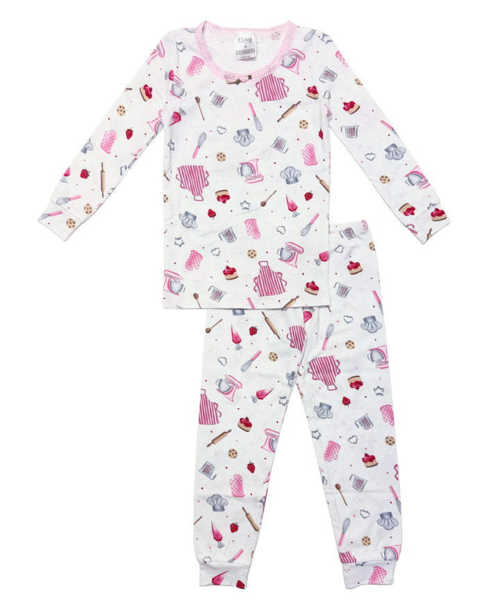 esme- Long Sleeve Baked With Love Pajama Set