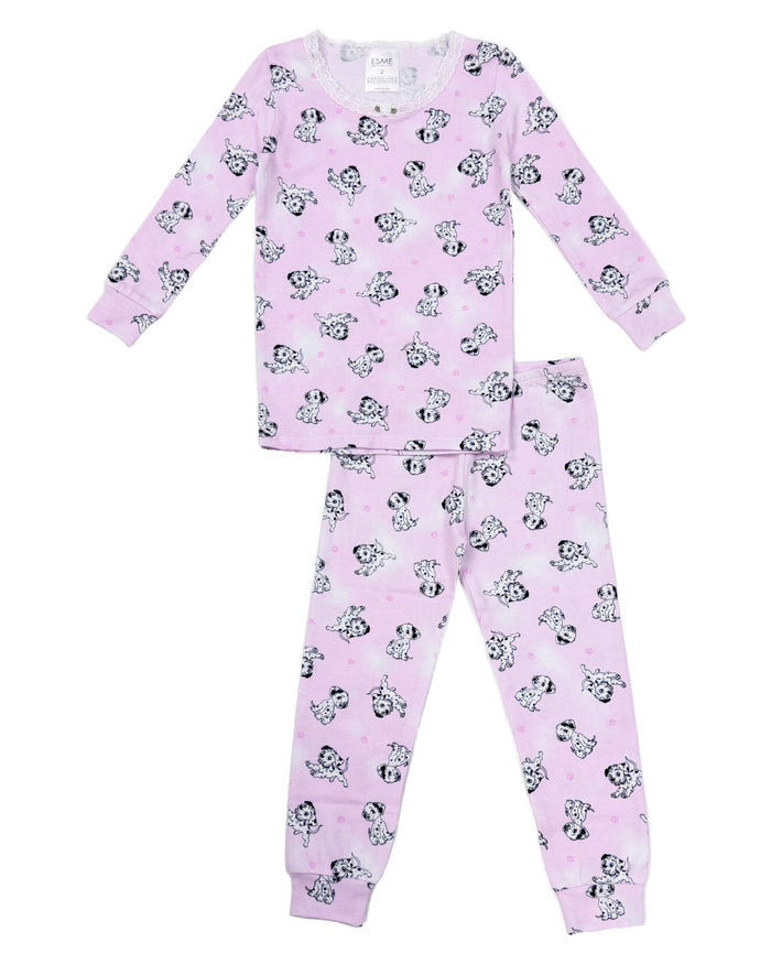 esme- Pink Dalmatians PJ Set