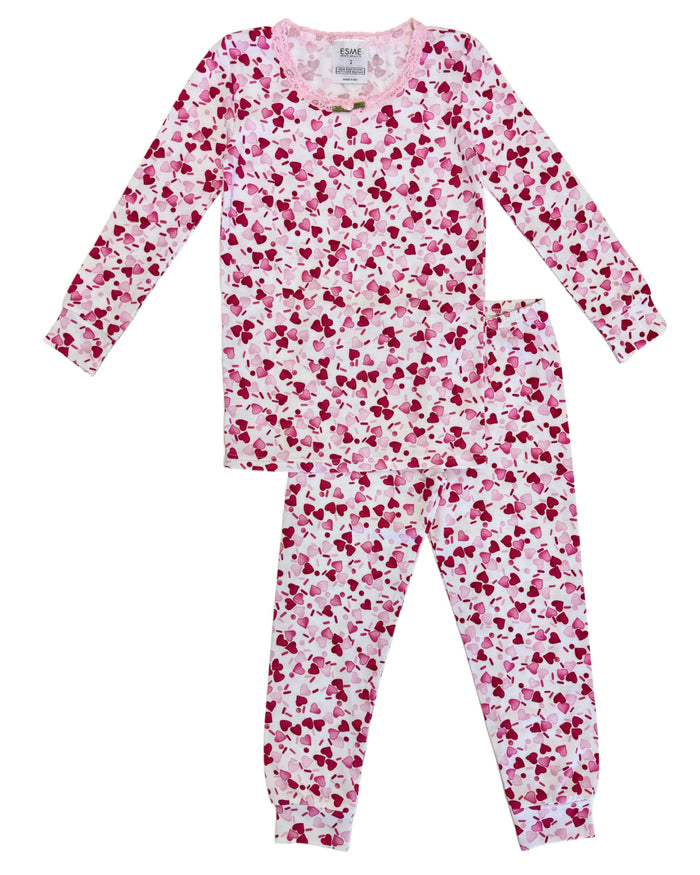 esme- Heart Sprinkles Long Sleeve Set