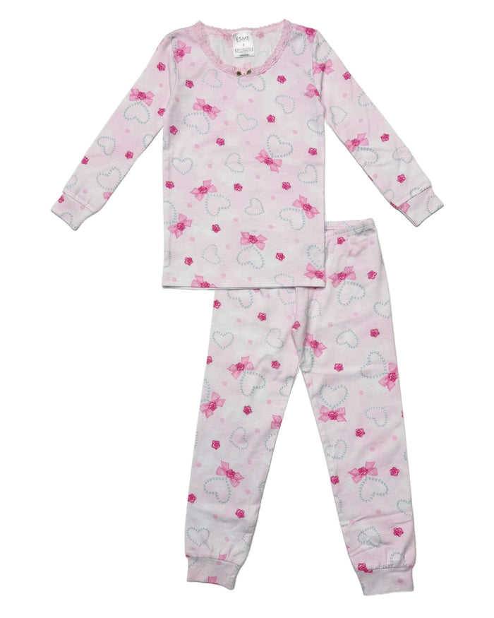 esme- Pearly Hearts Pajama Set