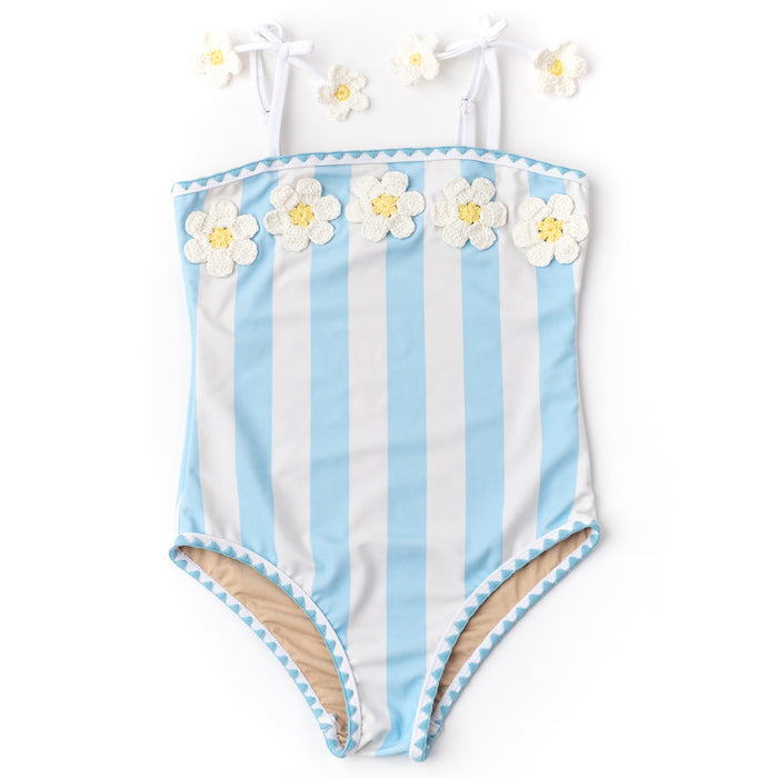 shade critters- Cabana Daisy Crochet swimsuit