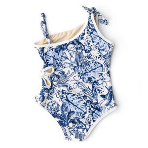 Shade Critters- Tiki Tides Daisy Cut Out One Piece Swimsuit