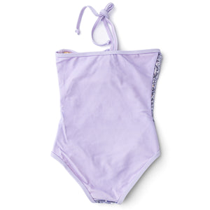 Shade Critters- Purple Sequins Halter One Piece Swimsuit