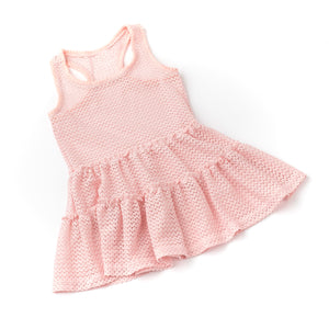 shade critters- Crochet Tank Dress (Pink)