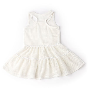 shade critters- Crochet Tank Dress (White)