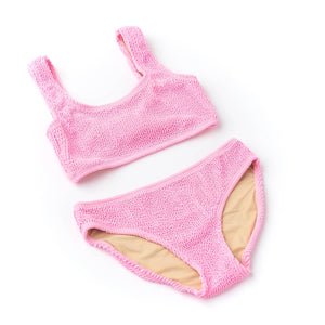 Shade Critters- Pink Crinkle Textured Bikini