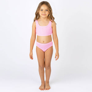 Shade Critters- Pink Crinkle Textured Bikini