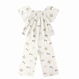 Rylee + Cru- KATE TOP & WIDE LEG PANT Set || BOWS