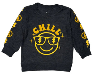 Chaser- Chill Long Sleeve Tee (Black)