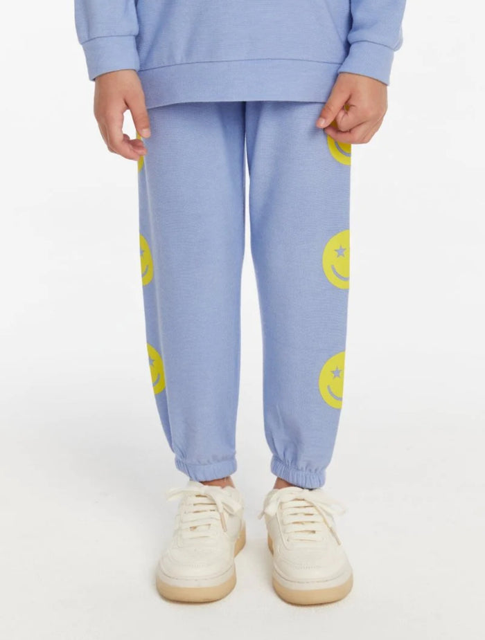 Chaser- Star Smiley Sweat Pants
