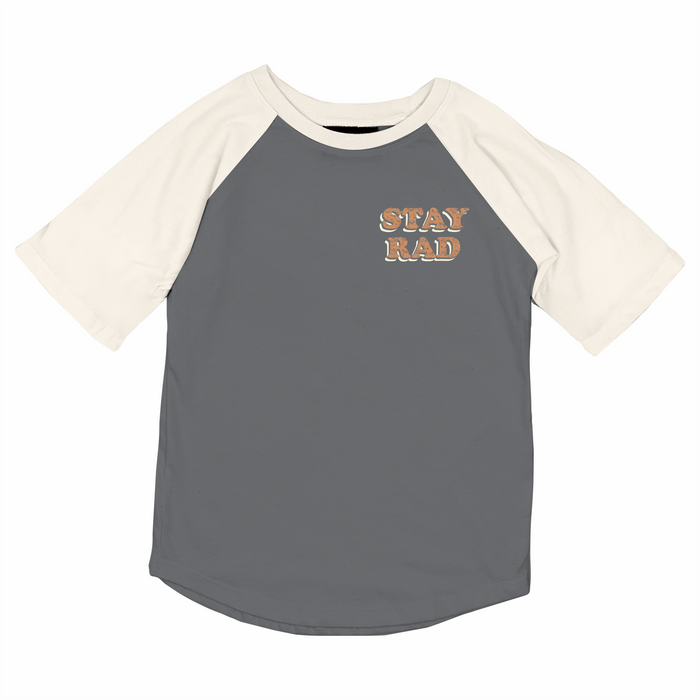 TINY WHALES- Stay Rad Reglan (natural/vintage black)