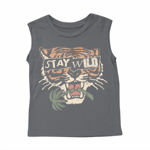 TINY WHALES- STAY WILD MUSCLE TEE