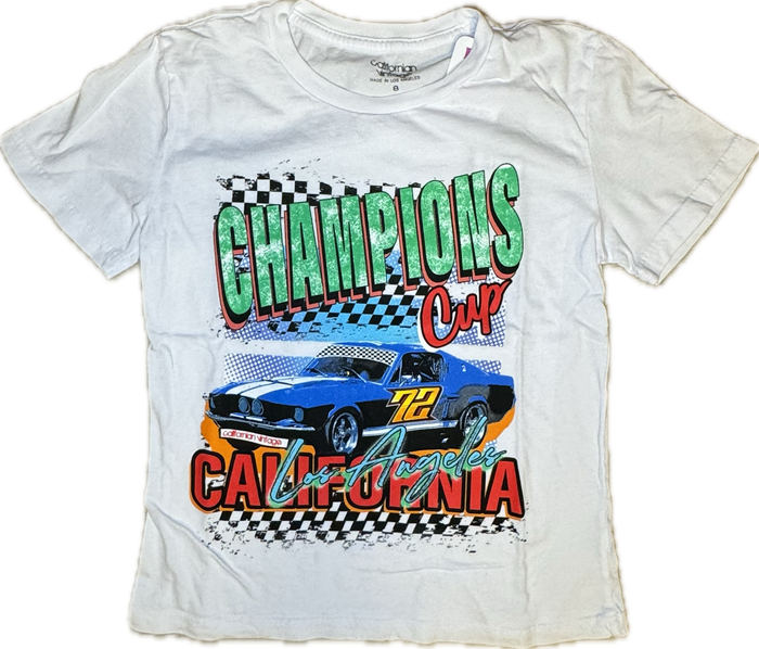 Californian Vintage- Champions T-Shirt (White)