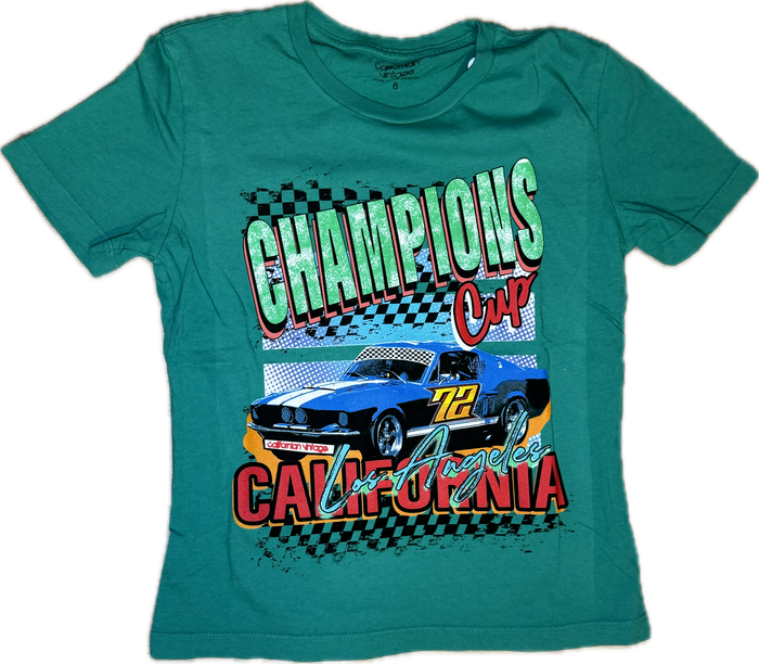 Californian Vintage- Champions T-Shirt (Green)