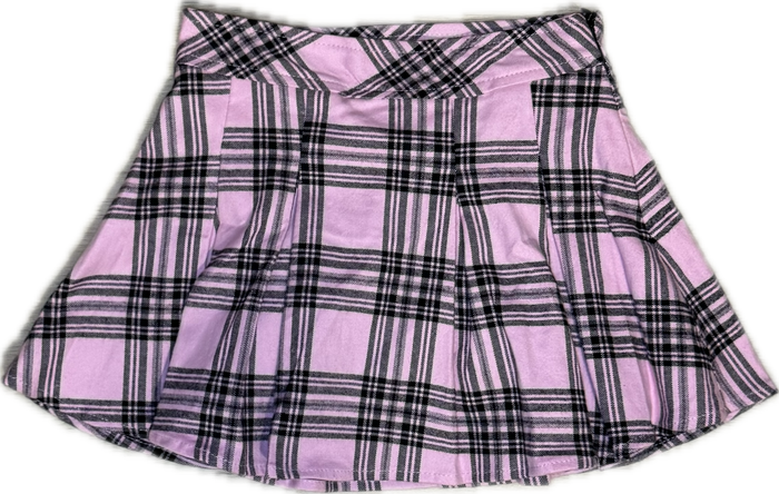 Flowers By Zoe- Skort Pink Flanel