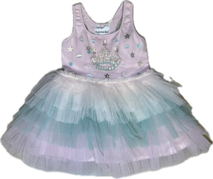 Ooh! La, La! Couture- Tiara Dress (Blush/Ivory/Sage)