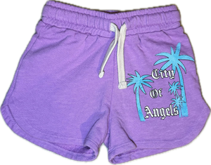 Californian Vintage- City Of Angels Shorts (Lilac)