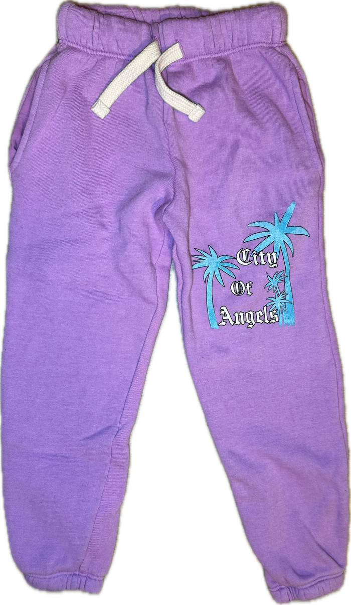 Californian Vintage- City Of Angels Sweatpants (Lilac)