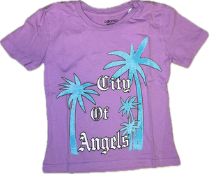 Californian Vintage- City Of Angels T-Shirt (Lilac)