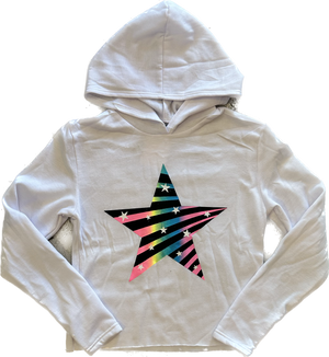 Firehouse - Ombre Star Hoodie(White)