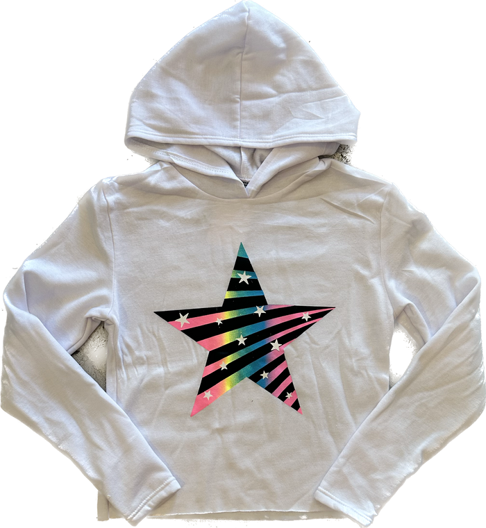 Firehouse - Ombre Star Hoodie(White)