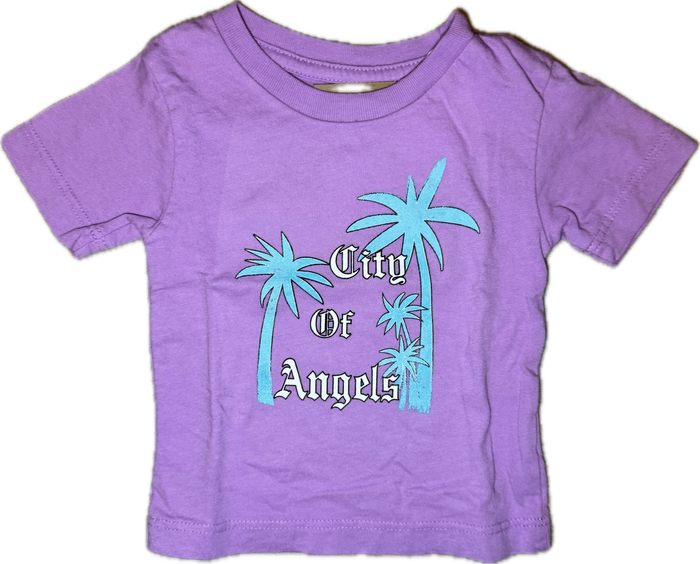 Californian Vintage- BABY City Of Angels T-shirt (Lilac)