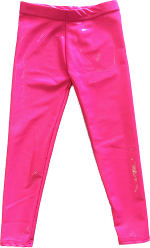 Dori Creations - Neon Pink Metallic  Leggings