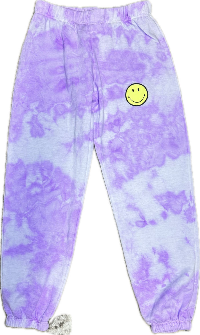 FIREHOUSE- Smiley Sweatpants (grape cloud)