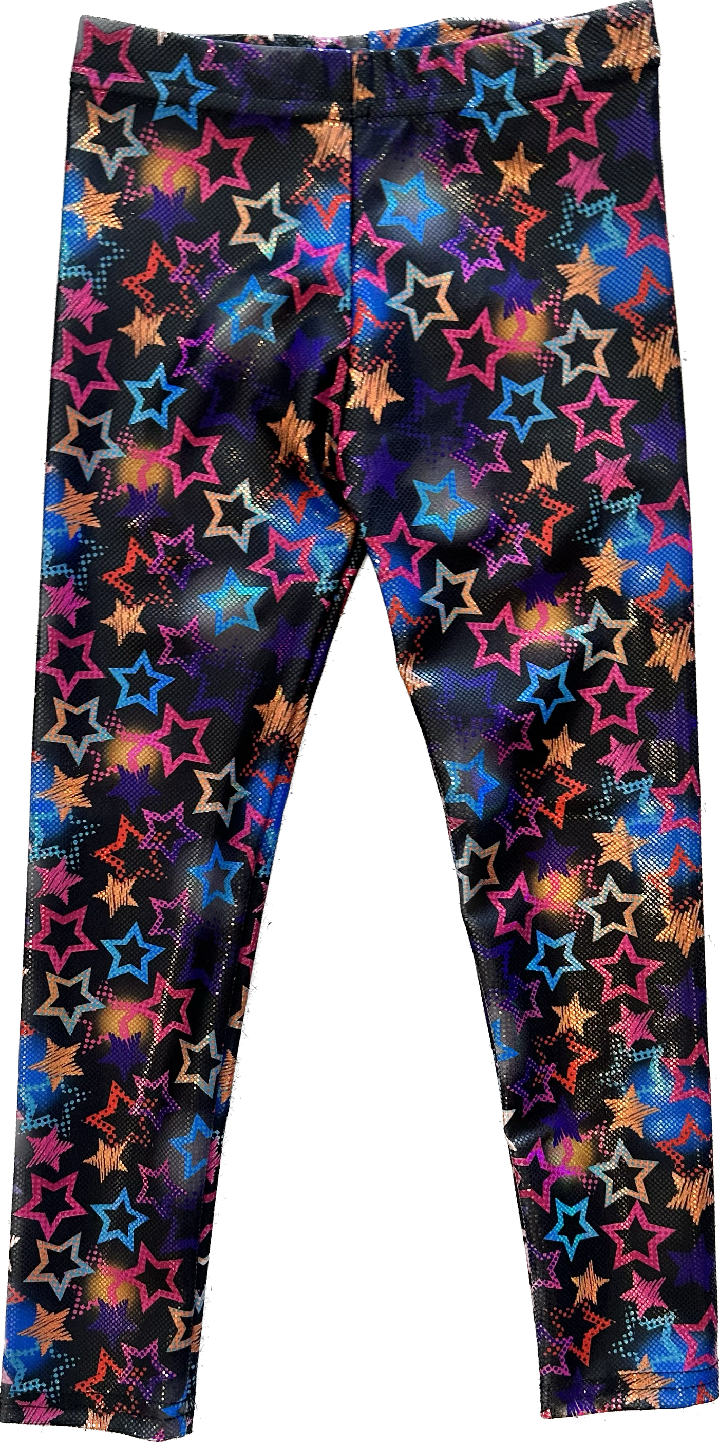 Metallic star clearance leggings