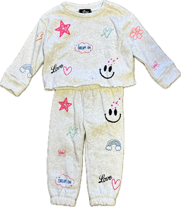 FLOWER BY ZOE- Doodles  Baby Set