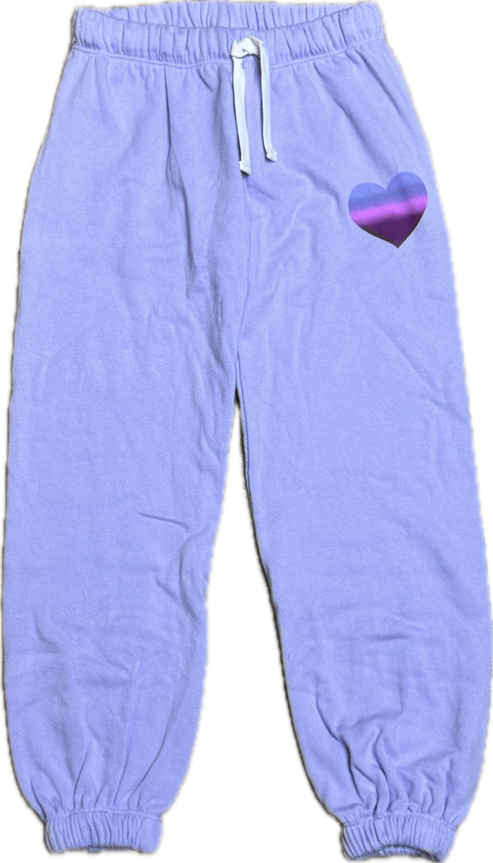 FLOWERS BY ZOE- Purple Heart Lavender Sweatpant