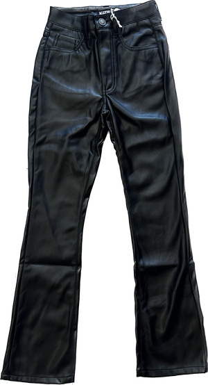 KatieJ NYC - Vegan Leather Pants (Black)