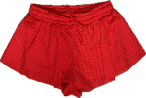 FLOWERS BY ZOE- Mesh Shorts (Red)