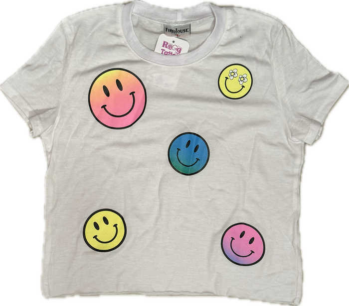 FIREHOUSE-  Smiley's T-Shirt (White)