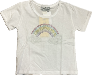 Dori Creations- Rainbow Cloud Shirt (white)