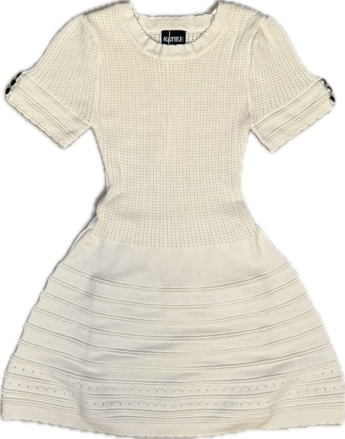 KATIEJ NYC- ABIGAL DRESS (cream)