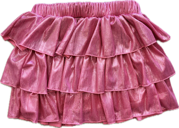 Flowers By Zoe- Shimmer Pink Skirt