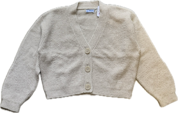 mayoral- Beige Fur Sweater