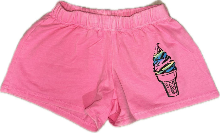 FIREHOUSE- Ombre Ice Cream Shorts (neon pink)