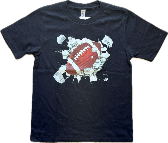 RHT- Impact Zone Football Tee (navy)