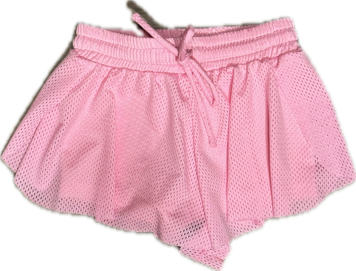 Flowers By Zoe- Mesh Shorts (pink)