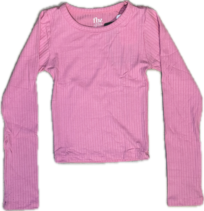 Flowers By Zoe- Long Sleeve Top (Pink)