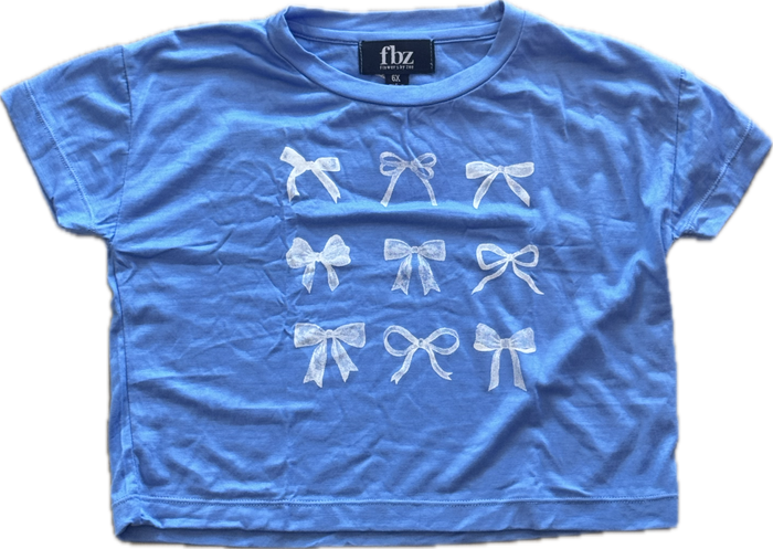 FLOWER BY ZOE- Multi Bow Top (blue)