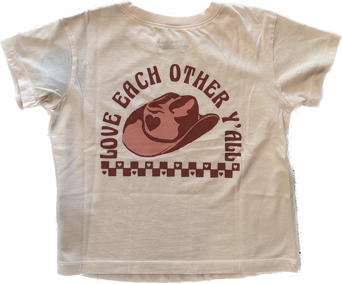 Tiny Whales- Love Each Other Boxy Tee