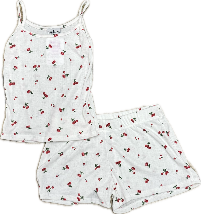 FIREHOUSE- Cherry Lounge Set (white)