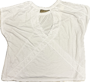 T2LOVE- Open Back Fashion Top (white)