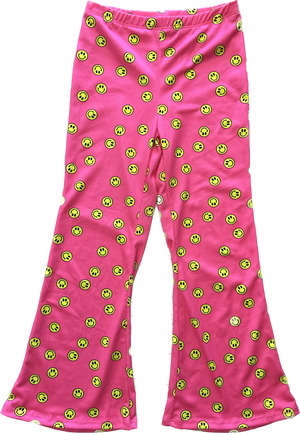 Social Butterfly - Flares, Small Smiley Pants
