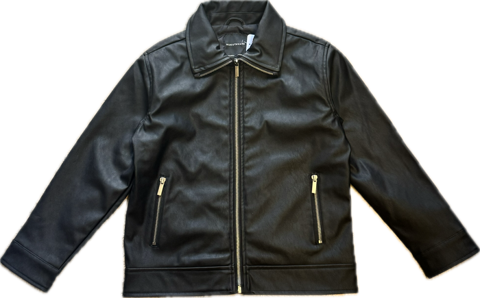 mayoral- Faux Leather Jacket