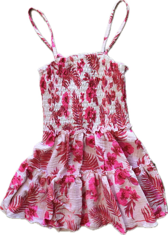 Flowers By Zoe- Dress Pink & White