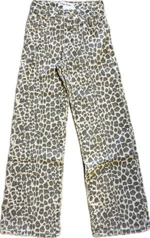 Vintage Havana- Leopard Denim